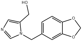 (3-BENZO[1,3]DIOXOL-5-YLMETHYL-3H-IMIDAZOL-4-YL)-METHANOL Structure