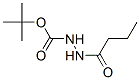 Hydrazinecarboxylic acid, 2-(1-oxobutyl)-, 1,1-dimethylethyl ester (9CI) Structure