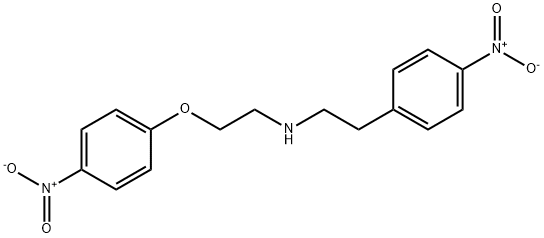 4-Nitro-N-[2-(4-nitrophenoxy)ethyl]benzeneethanamine Struktur