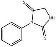 2,4-Imidazolidinedithione,  3-phenyl- Struktur