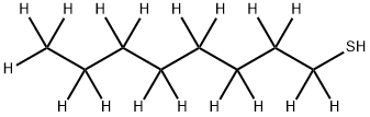 1‐オクタン‐D17‐チオール 化学構造式