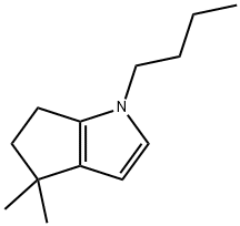 Cyclopenta[b]pyrrole, 1-butyl-1,4,5,6-tetrahydro-4,4-dimethyl- (9CI) Struktur
