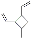 1-Methyl-2,3-divinylcyclobutane 结构式
