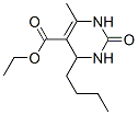 ETHYL 4-BUTYL-6-METHYL-2-OXO-1,2,3,4-TETRAHYDROPYRIMIDINE-5-CARBOXYLATE Structure