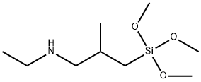 N-Ethyl-3-trimethoxysilyl-2-methylpropanamine Struktur