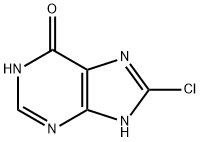 8-CHLOROHYPOXANTHINE Struktur