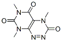 4,8-Dihydro-4,6,8-trimethylpyrimido[5,4-e]-1,2,4-triazine-3,5,7(6H)-trione Structure