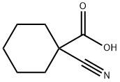 Cyclohexanecarboxylic acid, 1-cyano- (9CI) Structure