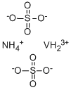 硫酸铵钒(III),22723-49-5,结构式