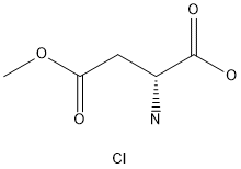 (R)-2-氨基-4-甲氧基-4-氧代丁酸盐酸盐, 22728-89-8, 结构式