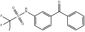 N-(3-Benzoylphenyl)trifluoromethanesulfonamide,22731-26-6,结构式