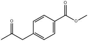 4-(2-氧代丙基)苯甲酸甲酯, 22744-50-9, 结构式