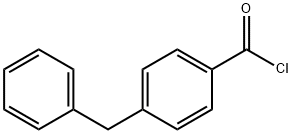4-benzylbenzoyl chloride Struktur