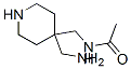 Acetamide,  N-[[4-(aminomethyl)-4-piperidinyl]methyl]- Structure