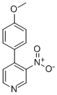 3-NITRO-4-(4'-METHOXYPHENYL) PYRIDINE 结构式