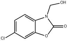 6-chloro-3-(hydroxymethyl)benzoxazol-2(3H)-one Struktur