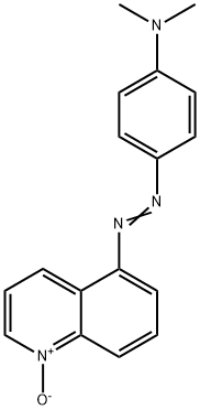 5-[[p-(Dimethylamino)phenyl]azo]quinoline 1-oxide Structure