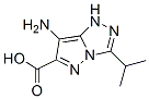 1H-Pyrazolo[5,1-c]-1,2,4-triazole-6-carboxylicacid,7-amino-3-(1-methylethyl)- Struktur