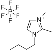 1-BUTYL-2,3-DIMETHYLIMIDAZOLIUM HEXAFLUOROPHOSPHATE|1,2-二甲基-3-丁基咪唑六氟磷酸盐