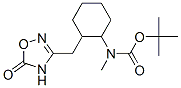 TERT-BUTYL N-METHYL-N-{2-[(5-OXO-4,5-DIHYDRO-1,2,4-OXADIAZOL-3-YL)METHYL]CYCLOHEXYL}CARBAMATE Struktur