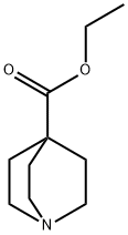 1-Azabicyclo[2.2.2]octane-4-carboxylic acid ethyl ester Struktur