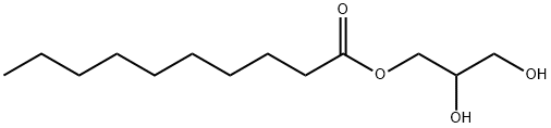 1-デカノイル-RAC-グリセロール 化学構造式
