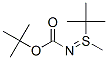 Sulfilimine, N-[(1,1-dimethylethoxy)carbonyl]-S-(1,1-dimethylethyl)-S-methyl- Struktur