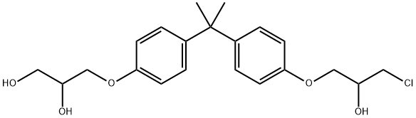 BISPHENOL A-(3-CHLORO-2-HYDROXYPROPYL)-& Struktur