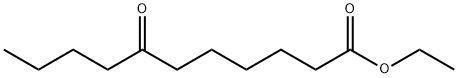 7-オキソウンデカン酸エチル 化学構造式