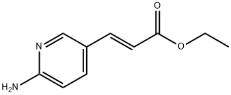 ETHYL 3-(2-AMINO-5-BROMOPYRIDIN-3-YL)ACRYLATE Structure