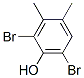 2,6-dibromo-3,4-xylenol  Structure