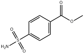methyl 4-sulphamoylbenzoate Struktur