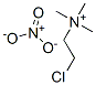 2-クロロ-N,N,N-トリメチルエタンアミニウム·ニトラート 化学構造式