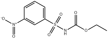 ((3-硝基苯基)磺酰基)氨基甲酸乙酯,22819-24-5,结构式