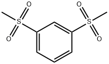 1,3-ビス(メチルスルホニル)ベンゼン 化学構造式