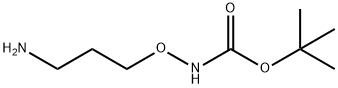Carbamic acid, (3-aminopropoxy)-, 1,1-dimethylethyl ester (9CI) Struktur