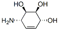 4-Cyclohexene-1,2,3-triol, 6-amino-, (1R,2S,3R,6S)- (9CI) Struktur