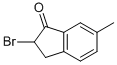 2-BROMO-2,3-DIHYDRO-6-METHYL-1H-INDEN-1-ONE Structure