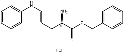 H-D-TRP-OBZL HCL Struktur