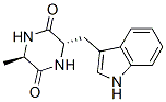 シクロ(D-Ala-L-Trp-) 化学構造式