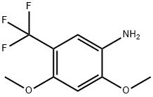 2,4-DIMETHOXY-5-(TRIFLUOROMETHYL)ANILINE 结构式
