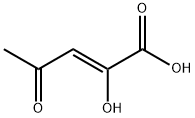 2-Pentenoic acid, 2-hydroxy-4-oxo-, (2Z)- (9CI) Struktur
