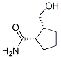 Cyclopentanecarboxamide, 2-(hydroxymethyl)-, (1S,2R)- (9CI) Struktur