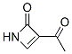 2(1H)-Azetone, 3-acetyl- (9CI) Structure