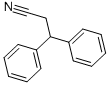 3,3-Diphenylpropiononitrile Structure