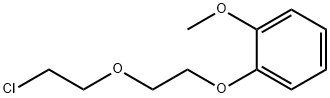 1-(2-(2-氯乙氧基)乙氧基)-2-甲氧基苯,2287-32-3,结构式