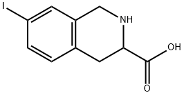 7-IODO-1,2,3,4-TETRAHYDROISOQUINOLINE-3-CARBOXYLIC ACID,228728-13-0,结构式