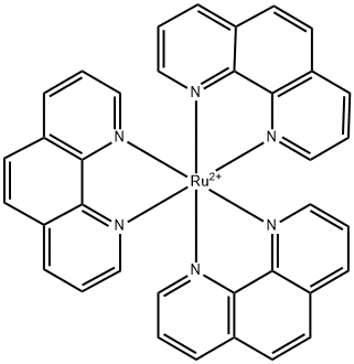 tris-(1,10-phenanthroline)ruthenium,22873-66-1,结构式