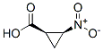 Cyclopropanecarboxylic acid, 2-nitro-, cis- (8CI) Structure