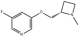 Pyridine, 3-fluoro-5-[[(2S)-1-methyl-2-azetidinyl]methoxy]- (9CI) Structure
